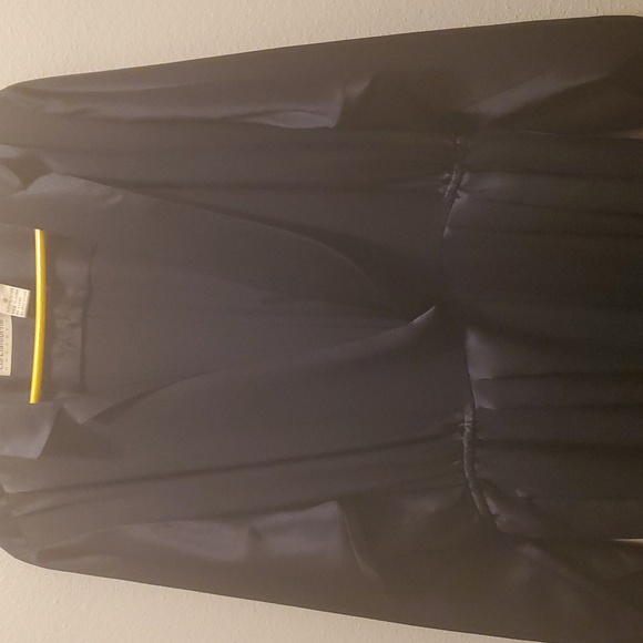 Vintage Liz Claiborne Elegant Navy Blue Jumpsuit - Picture 2 of 10